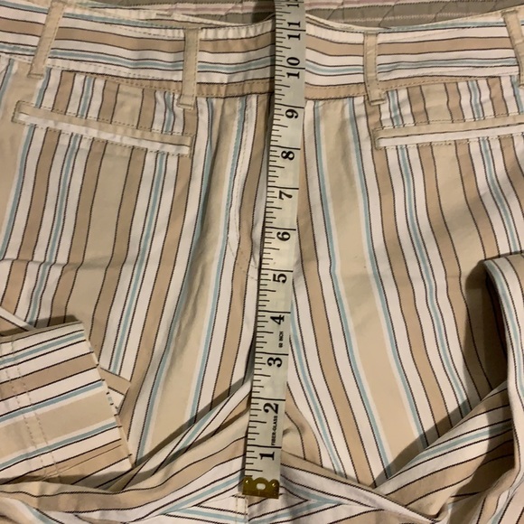 🍁 Ann Taylor Loft striped stretch pant 10 EUC - Picture 8 of 15